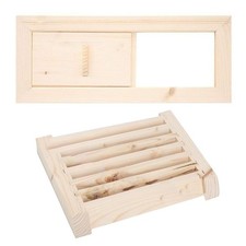 Aération de sauna en bois