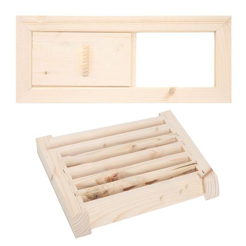 Aération sauna bois - de,