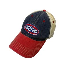 Kingsford Charcoal Trucker Hat Cap Blue Red Snapback Adjustable Mesh Back