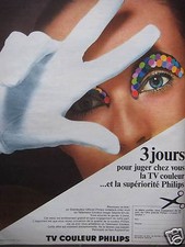 PUBLICITÉ PHILIPS TV COULEUR 3 JOURS POUR JUGER CHEZ VOUS