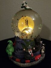 Disney Nightmare Before Christmas Snow Globe with Music Light Japan Snowglobe