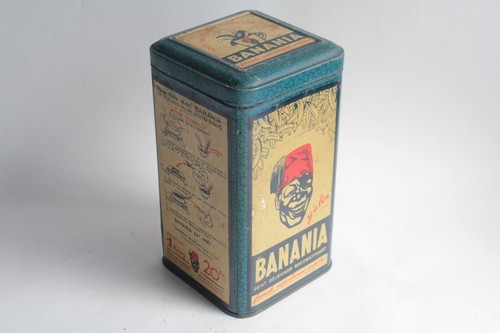 Boîte chocolat cacao tôle