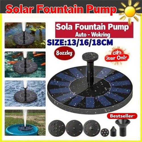 Pompe fontaine solaire