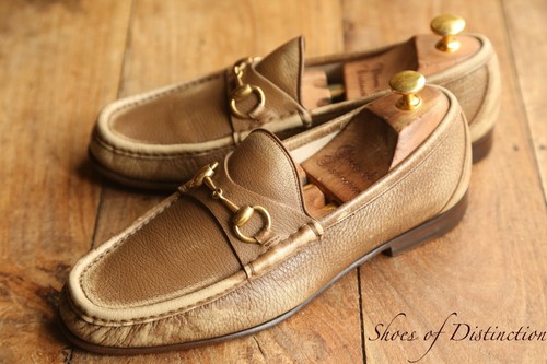 Mocassins gucci marron beige - marron,