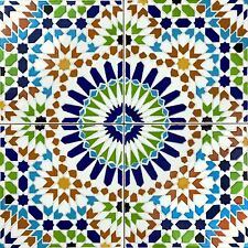 Carrelage Cuisine Mural Salle de Bain Carreaux Marocain 20x20 Lot de 12pcs -Fara