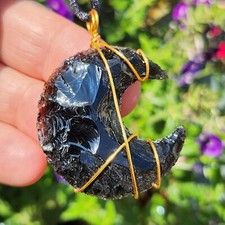 Collier pendentif lune