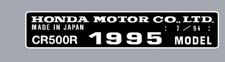 HONDA CR500R HEADTUBE   / FRAME DECAL