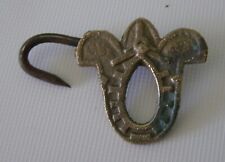 crochet de tablier en bronze -