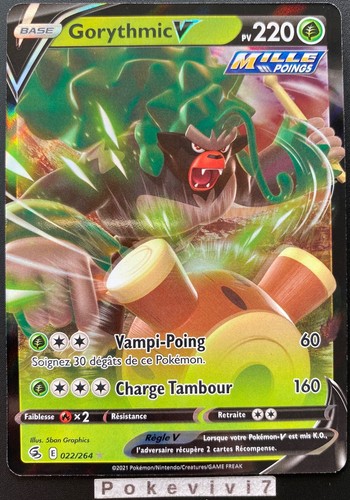 Carte pokemon gorythmic - carte,
