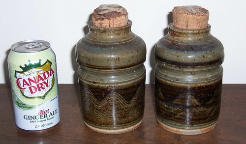 Art pottery jars - pottery, /