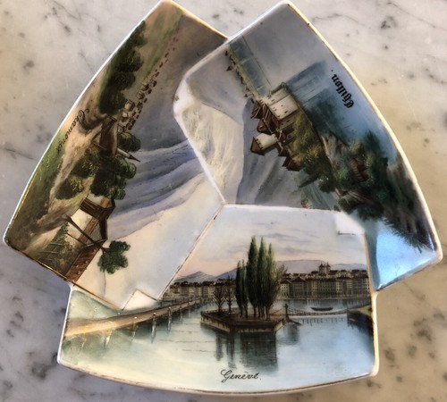 Vide poche porcelaine peinte - vide,