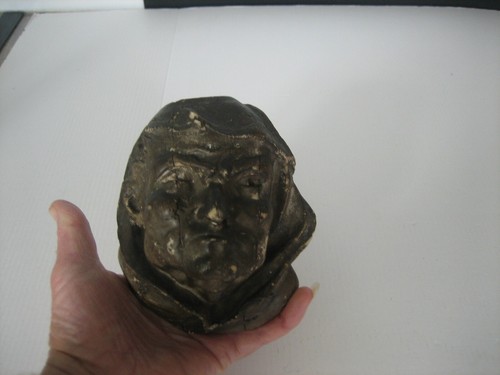 Ancien porte pipe tête homme - ancien,
