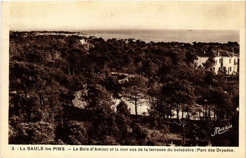 Old postcard baule - old,
