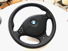 E39 M Steering Wheel for BMW E36, E38, E39 M5 Single Stage Nappa Black, Mint Condition