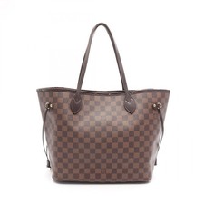LOUIS VUITTON Neverfull MM Shoulder Tote Bag N51105 Damier canvas Ebene Used
