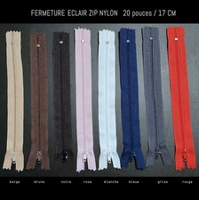 FERMETURE ECLAIR ZIP nylon 18