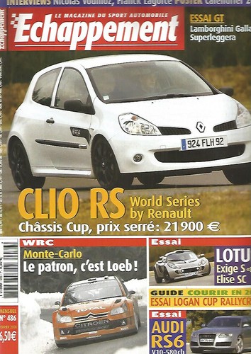 Echappement 486 clio - rs, /