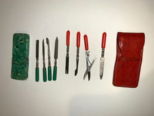 Lot de 2 Kits Manucure des années 1920