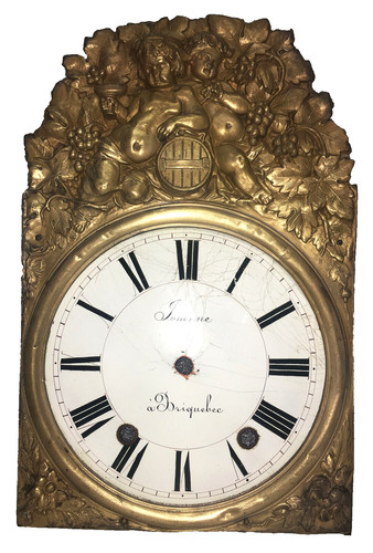 Façade horloge comtoise - d'horloge,