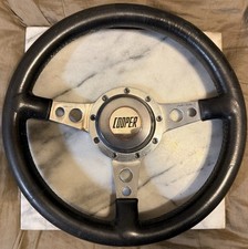 Vintage John Cooper Signature Moto-Lita Steering Wheel For Classic Mini Cooper