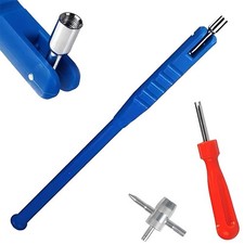 3 Pièces Demonte Valve Pneu, Tire Valve de Pneu Tige Extracteur, Outil de Dém...