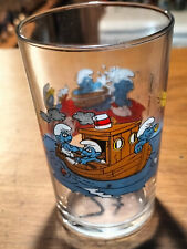 VERRE SCHTROUMPF PEYO  1985