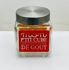 pot à épices en verre carré