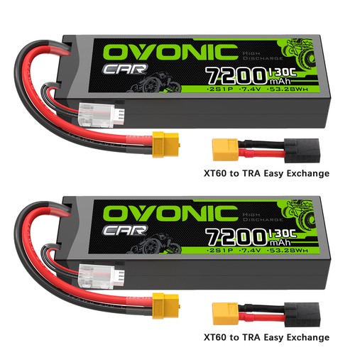 Ovonic 130c 7200mah 2s - 7.4v,