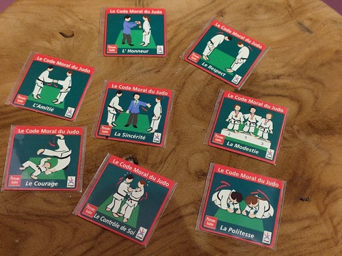 Lot magnets valeurs judo - lot,
