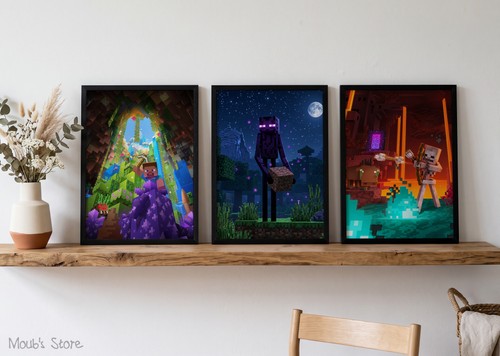 Lot minecraft affiches - lot, 3