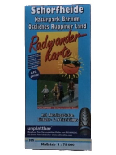 Carte randonnée schorfheide - randonnée,