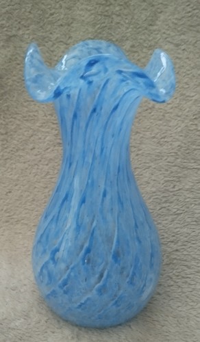 Vase corolle ancien verre - vase,