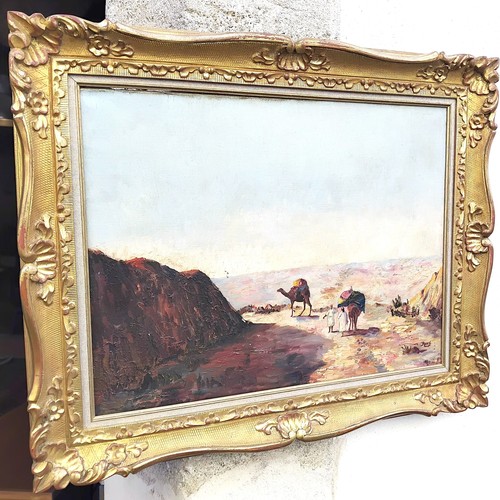 Peinture orientaliste signée