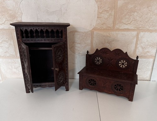 Ancienne armoire banc - et, style