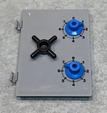 Playmobil police - blue safe door with jumpsuit