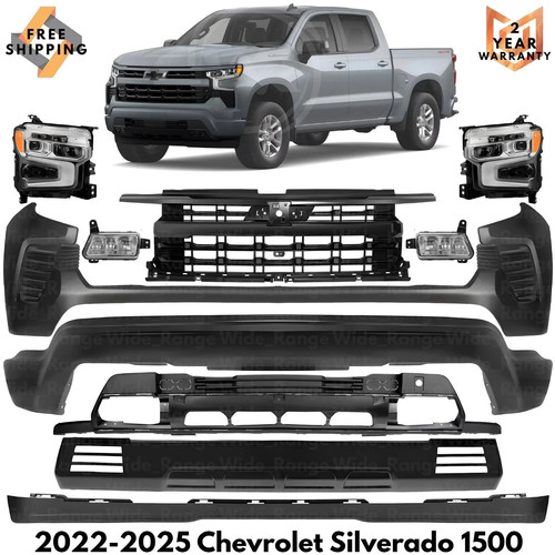 Front bumper paintable steel - front, &