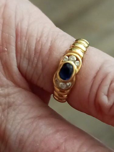 Bague jonc godronné 18 - jonc,