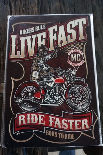 4135 plaque metal - c, bikers