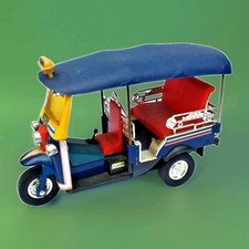 Tuk tuk taxi bangkok de collection jerry's souvenir en métal