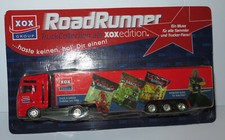 GRELL HO 1/87 CAMION SEMI TRUCK TRAILER MAN TG 460 SZ XOX SNACK ROAD RUNNER BOX