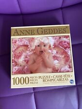 Anne Geddes Pink  Baby Girl Angel Flowers 1000 Piece Puzzle