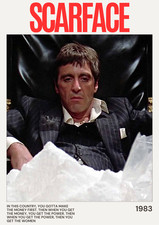 SCARFACE MOVIE POSTER HQ AL PACINO