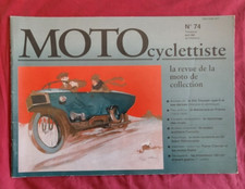 revue MOTOcyclettiste  N°74/  550 TRIUMPH type H et dérivé / MONOTRACE 1923-1929
