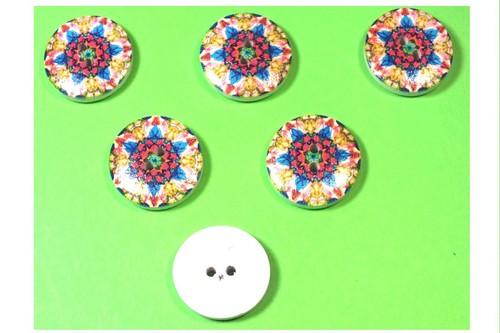 Lot boutons bois - boutons,