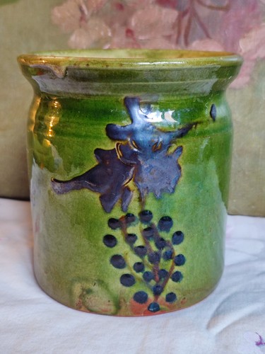 Ancien pot confiture en - confiture,