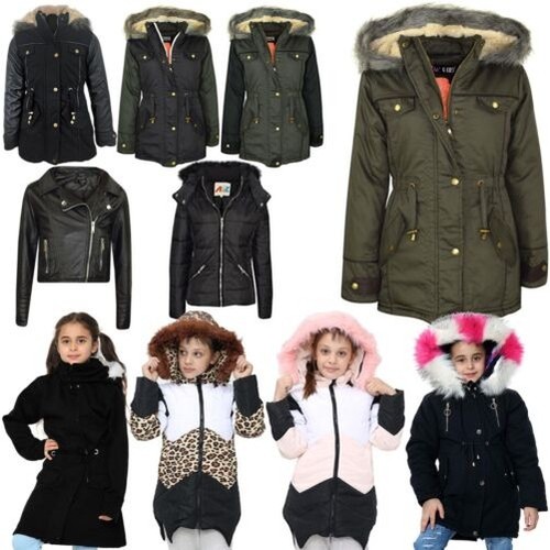 Enfants parka capuche veste - capuche,