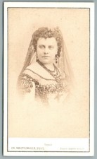 CDV 1870 Pauline Lauters Gueymard Belgian Soprano Lyric Artist Photo Opera Photo