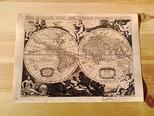 Carte ancienne mappemonde - carte,