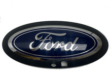 OEM 2017-2022 Ford F250 F350 Super Duty Front Grille Emblem 14" With Camera Hole