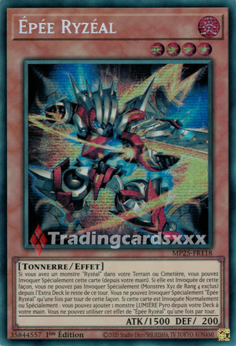épée ryzéal pse - yu-gi-oh!,